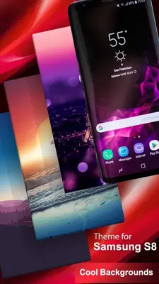 Samsung S8 edge Launcher - Themes and Wallpaper android App screenshot 0